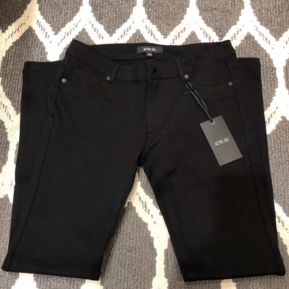 ActiveUSA black skinny pants